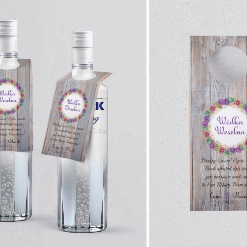 Zawieszka na alkohol oczko Rustical Motyw 5