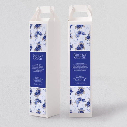 Pudełko na alkohol Kwiatowe Pole Motyw 4