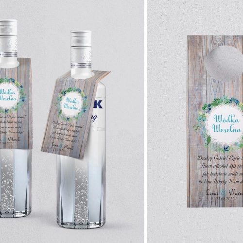 Zawieszka na alkohol oczko Rustical Motyw 12