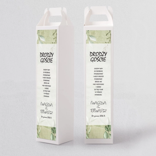 Pudełko na alkohol Mgiełka Motyw 1