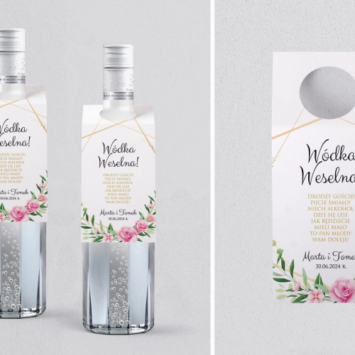 Zawieszka na alkohol oczko Flowers & Frame Motyw 4
