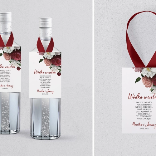 Zawieszka na alkohol Amore Rosso - Motyw 3