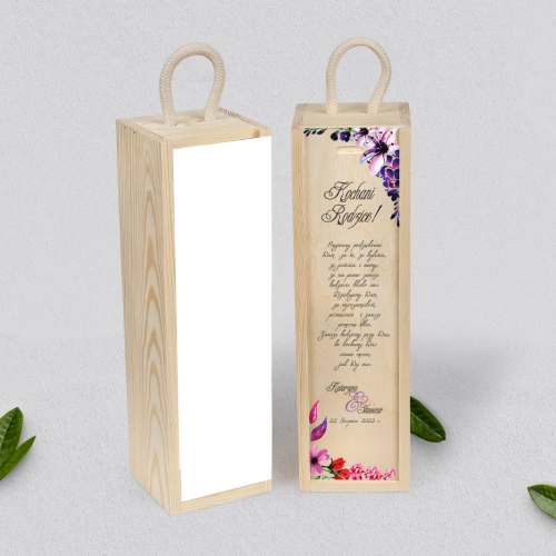 Skrzynka dla Rodziców - SNW Naturalna Akwarelowe Wianki Motyw 7