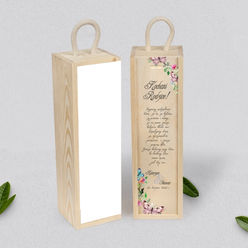 Skrzynka dla Rodziców - SNW Naturalna Akwarelowe Wianki Motyw 3