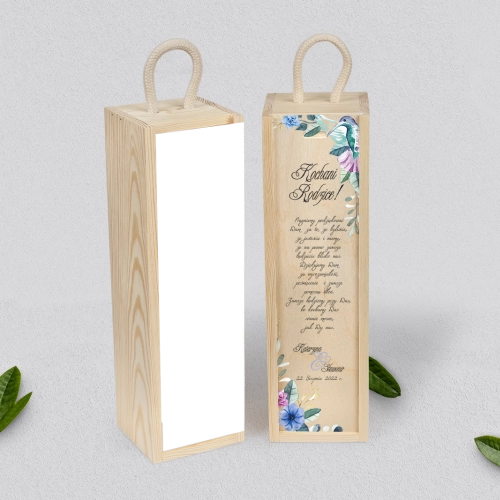 Skrzynka dla Rodziców - SNW Naturalna Akwarelowe Wianki Motyw 8