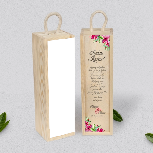 Skrzynka dla Rodziców - SNW Naturalna Akwarelowe Wianki Motyw 2