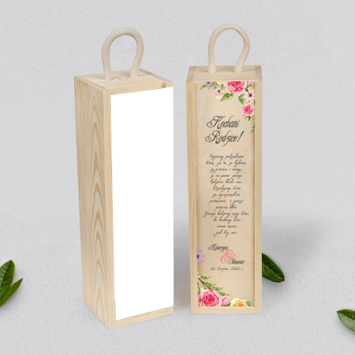 Skrzynka dla Rodziców - SNW Naturalna Akwarelowe Wianki Motyw 5