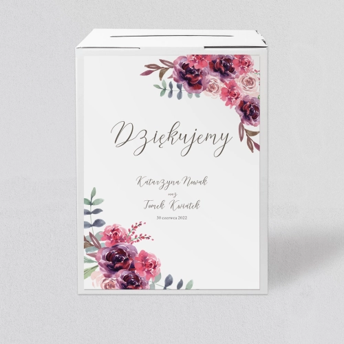 Pudełko na koperty i pieniądze PasteLove Motyw 1