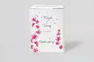 Pudełko na koperty i pieniądze Biały Czas - Motyw 3
