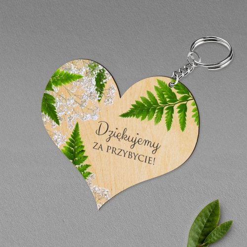Breloki z Nadrukiem - Serce Soft Motyw 2