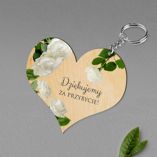 Breloki z Nadrukiem - Serce Soft Motyw 4