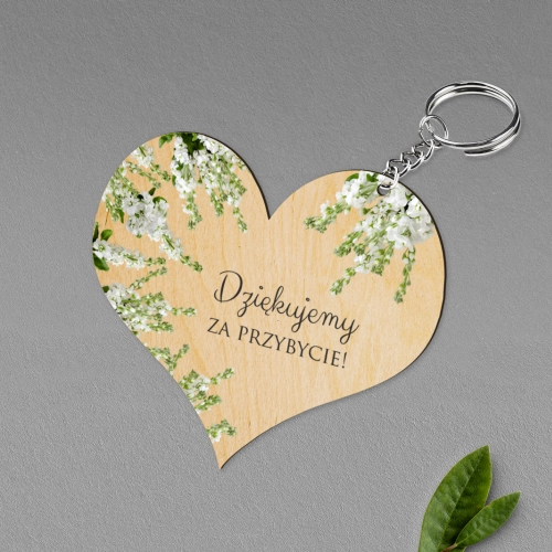 Breloki z Nadrukiem - Serce Soft Motyw 8