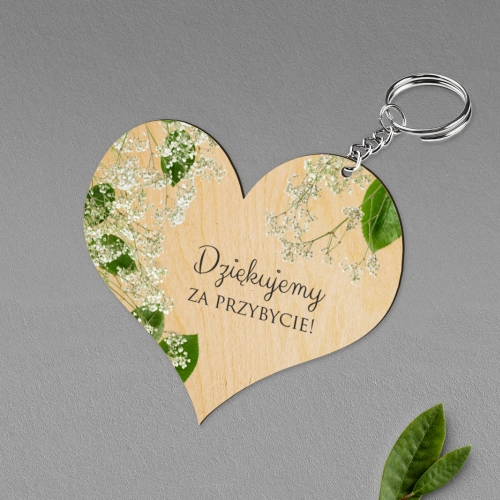 Breloki z Nadrukiem - Serce Soft Motyw 7