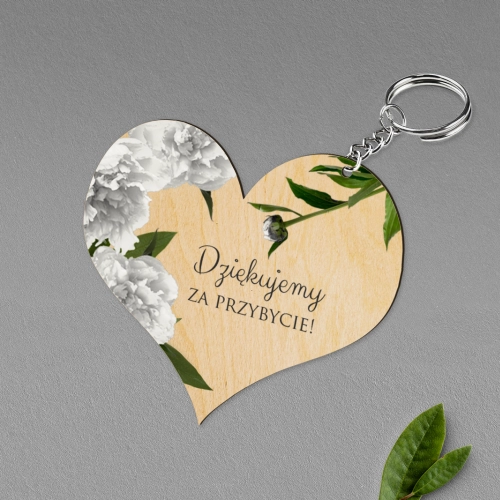 Breloki z Nadrukiem - Serce Soft Motyw 3