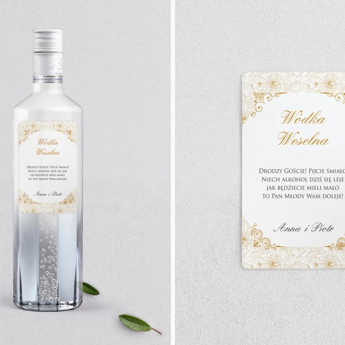 Naklejki na alkohol - Ornaments Motyw 3