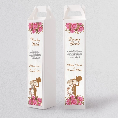 Pudełko na alkohol Naturalna Miłość Motyw 2