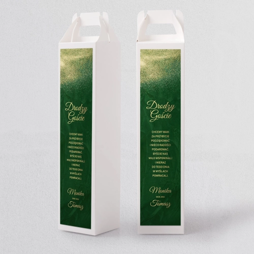 Pudełko na alkohol Greenery Motyw 1