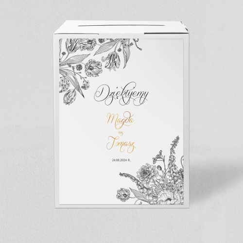 Pudełko na koperty i pieniądze Adore - Motyw 3