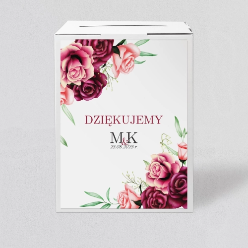 Pudełko na koperty i pieniądze Fabello Motyw 3
