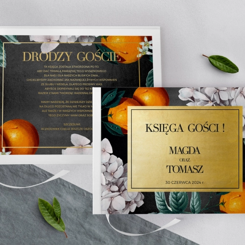 Księga Gości Weselnych Amore - Motyw 2