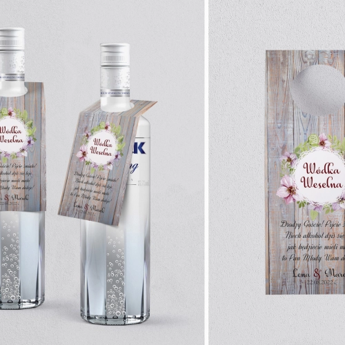 Zawieszka na alkohol oczko Rustical Motyw 17