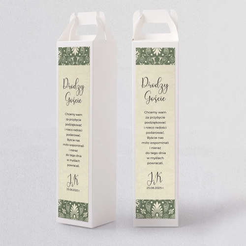 Pudełko na alkohol Vintage Motyw 2