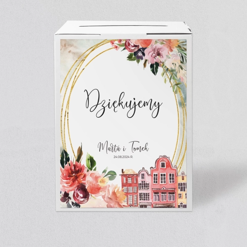 Pudełko na koperty i pieniądze Spring Love Motyw 5