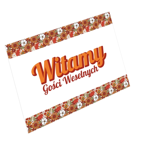 Tablica Powitalna - Retro Style Motyw 3