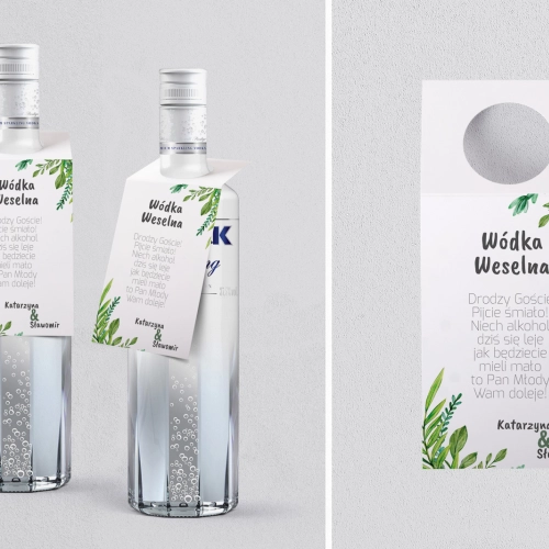 Zawieszka na alkohol oczko Bukiety Motyw 11