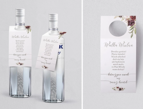 Zawieszka na alkohol oczko PasteLove Motyw 3