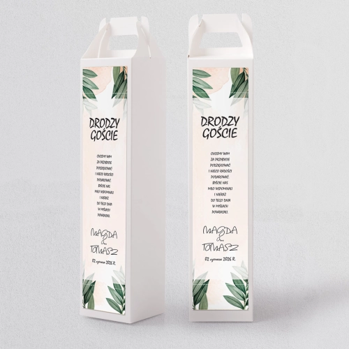 Pudełko na alkohol Mgiełka Motyw 4