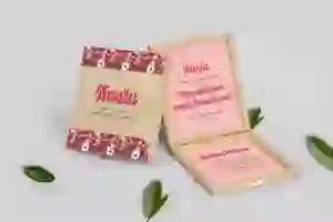 Prośba o świadkowanie - naturalne puzzle Retro Style Motyw 2
