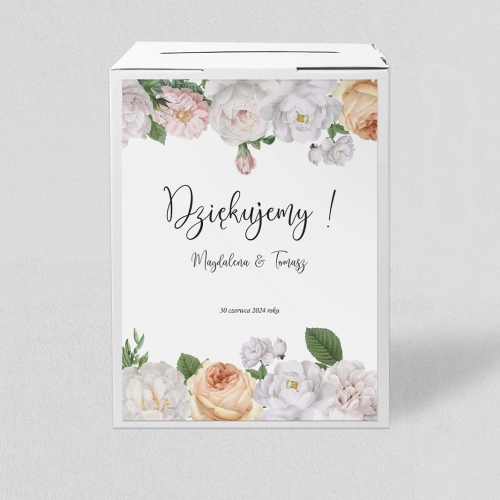 Pudełko na koperty i pieniądze Ofelia Motyw 3