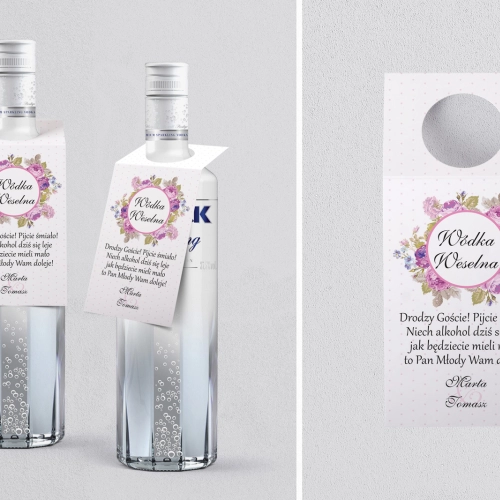 Zawieszka na alkohol oczko Radosny Dzień Motyw 1