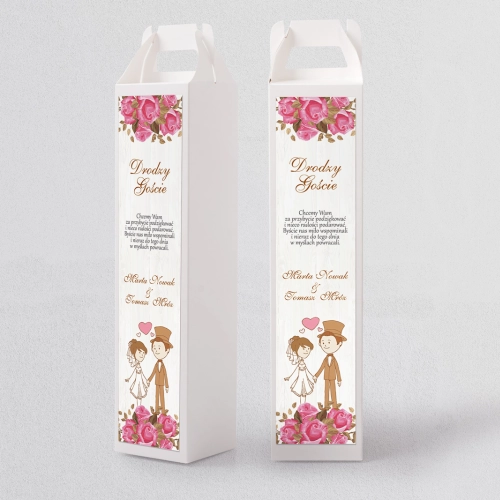 Pudełko na alkohol Naturalna Miłość Motyw 18