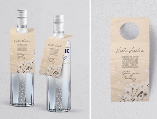 Zawieszka na alkohol oczko Old Fashion Motyw 2