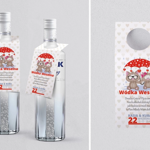 Zawieszka na alkohol oczko Uroczy Deszcz Motyw 11