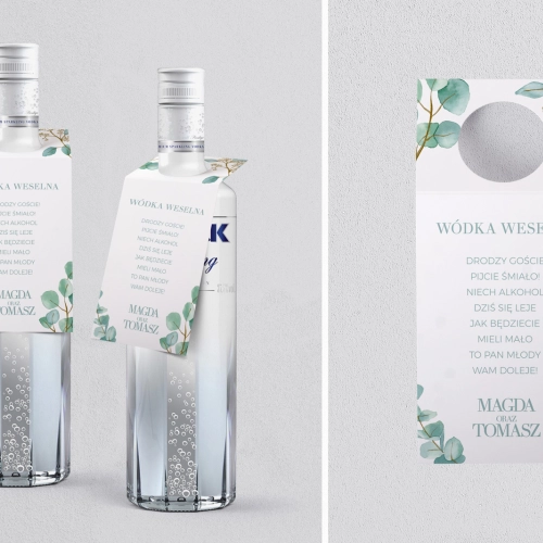 Zawieszka na alkohol oczko Eukaliptus Motyw 1