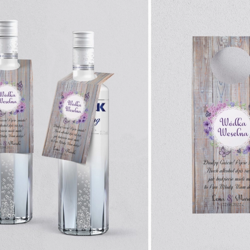 Zawieszka na alkohol oczko Rustical Motyw 16