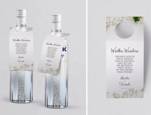 Zawieszka na alkohol oczko Soft Motyw 7