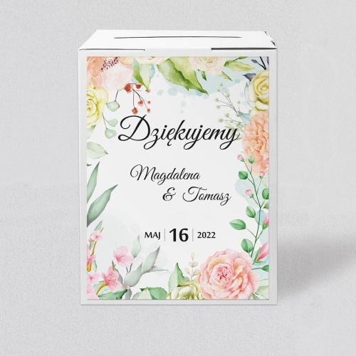 Pudełko na koperty i pieniądze Amelia - Motyw 3