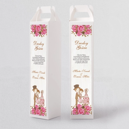 Pudełko na alkohol Naturalna Miłość Motyw 8