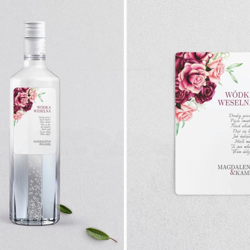 Naklejki na alkohol - Fabello Motyw 3