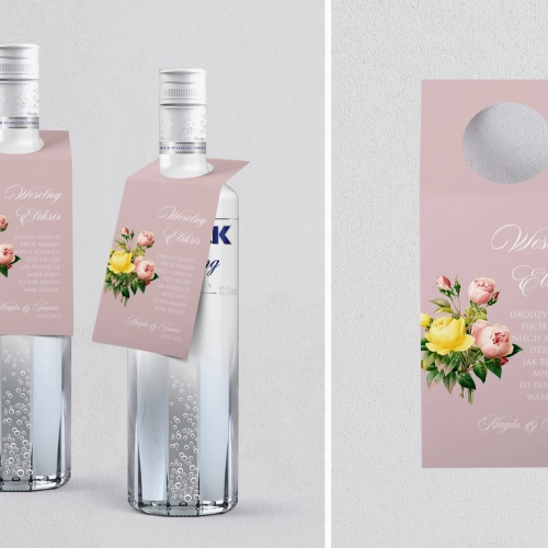 Zawieszka na alkohol oczko Bella - Motyw 2