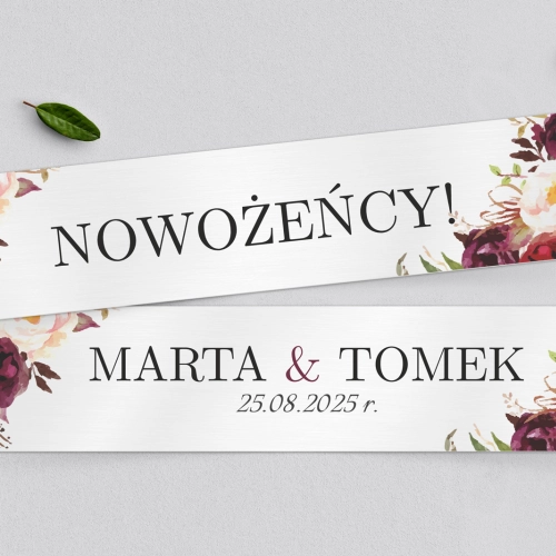 Tablice Rejestracyjne 2 szt. - Fabello Motyw 2