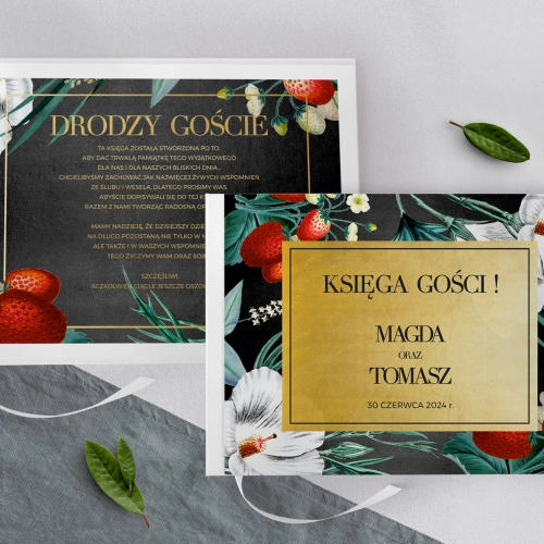 Księga Gości Weselnych Amore - Motyw 3