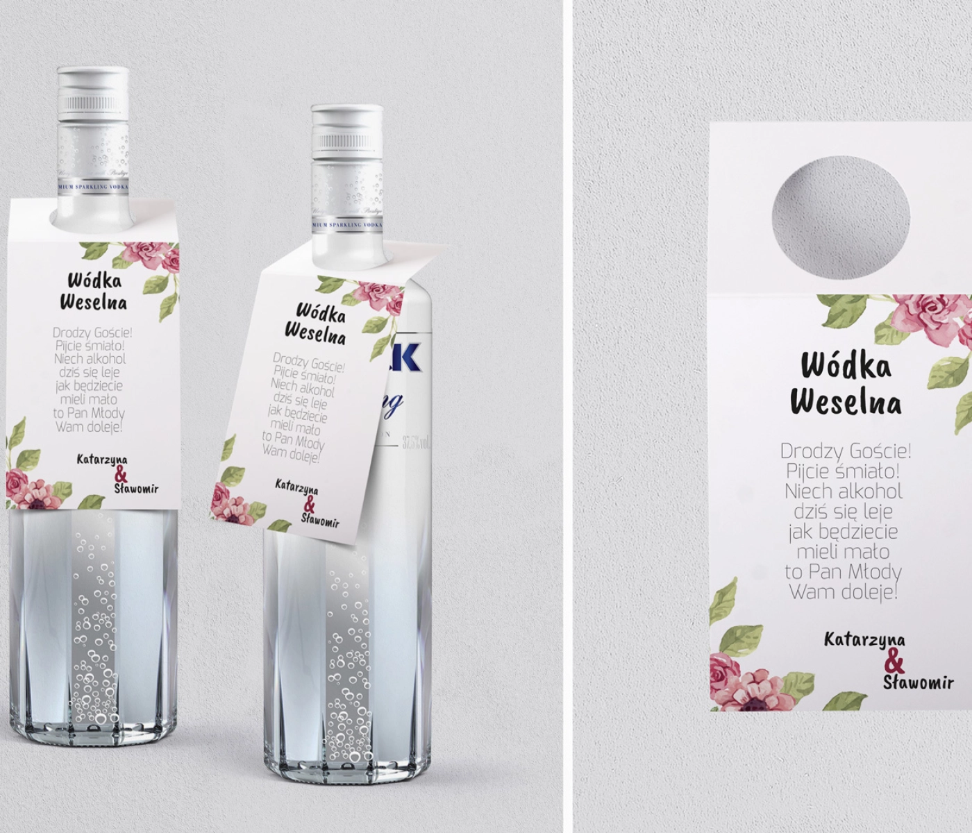 Zawieszka na alkohol oczko Bukiety Motyw 15