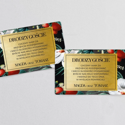 Naklejki na ciasto weselne Amore - Motyw 3