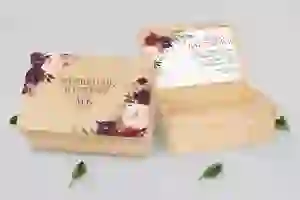 Koszyczek ratunkowy weselny naturalny - Fabello Motyw 2