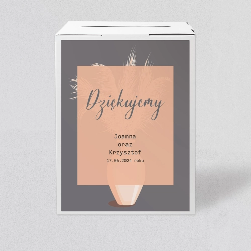 Pudełko na koperty i pieniądze Butterflies - Motyw 4